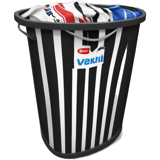 newcastle football shirt in a bin  emoji