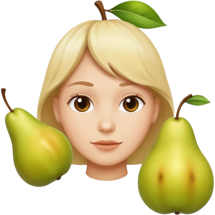 Rabatt with flash and pear emoji