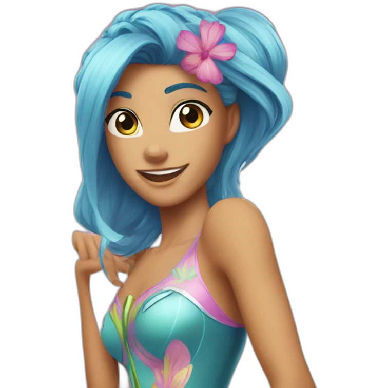 Bloom from the winx emoji