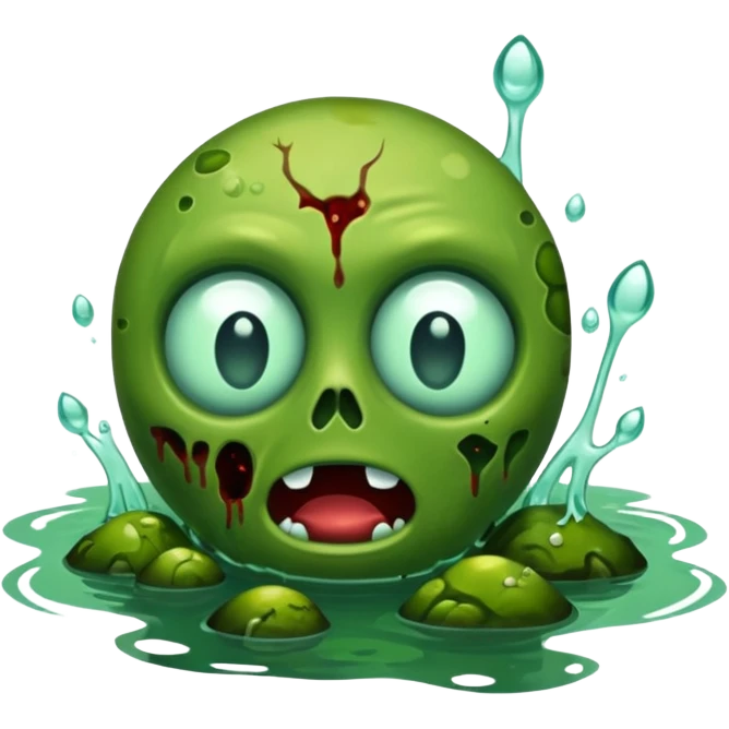 Zombie green ponda  emoji