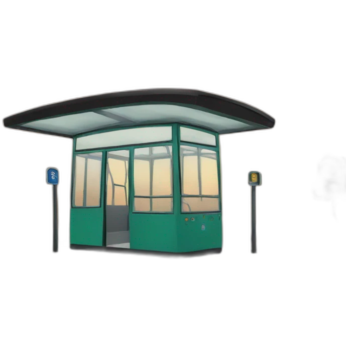 bus stop emoji
