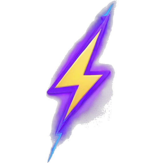 lightning bolt emoji