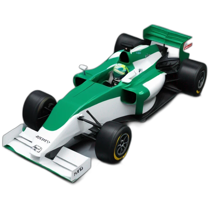 Aston Martin green formula 1 car emoji