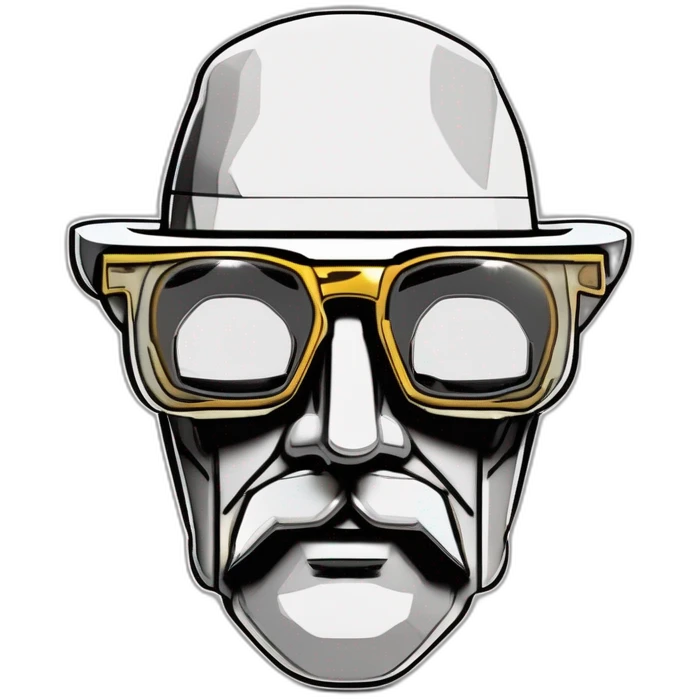 Heisenberg sunglass emoji