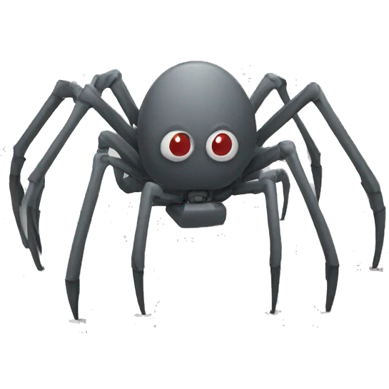 Iron but with spider legs emoji