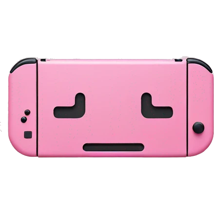 Pink Nintendo switch emoji