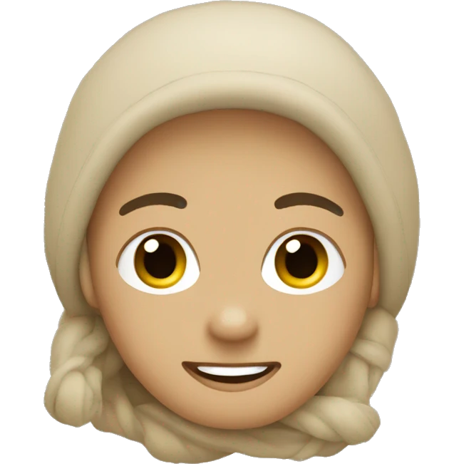 Beige themed winter emoji’s emoji