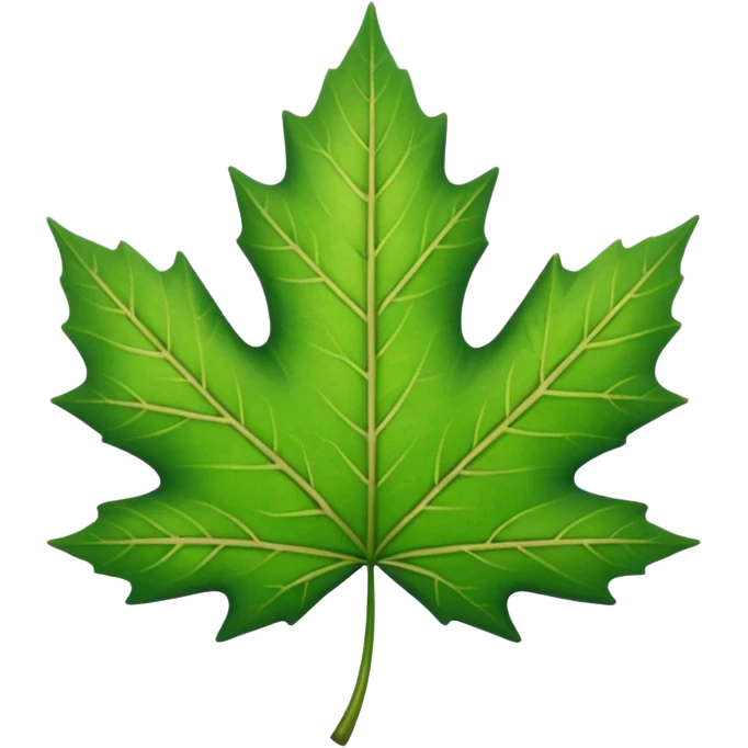 single leaf emoji