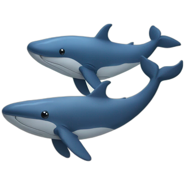 3 whales emoji