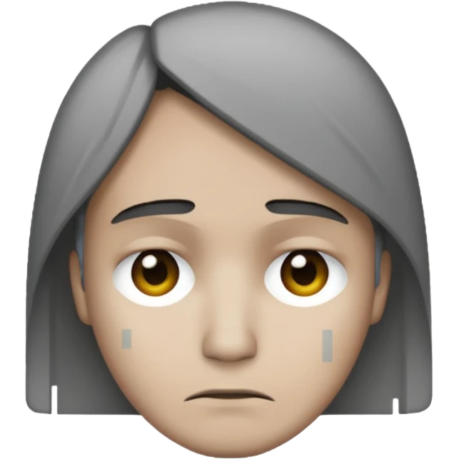 Make this emoji: 😔 but make it look like Microsoft  emoji