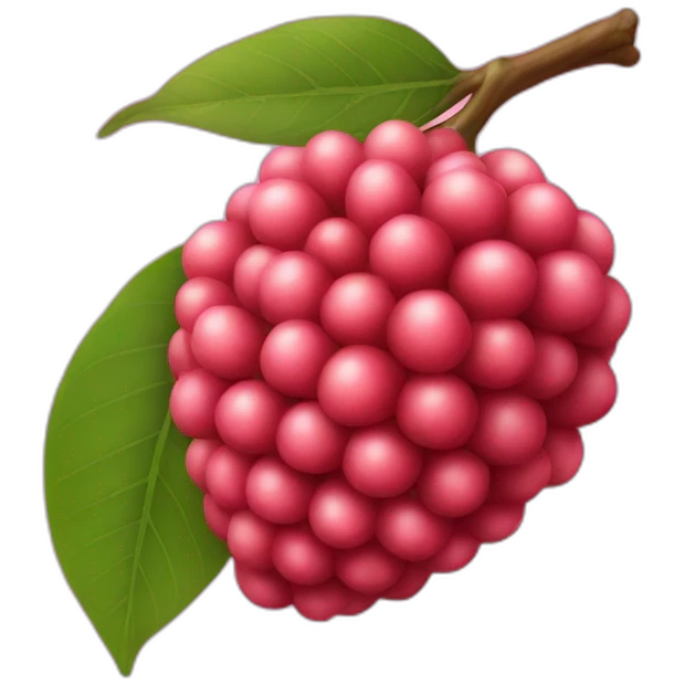 Lychee emoji