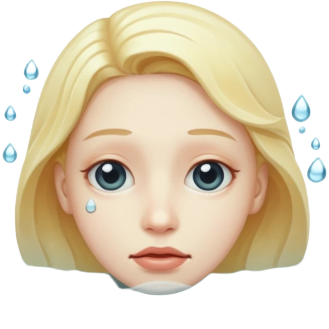 Underwater face emoji