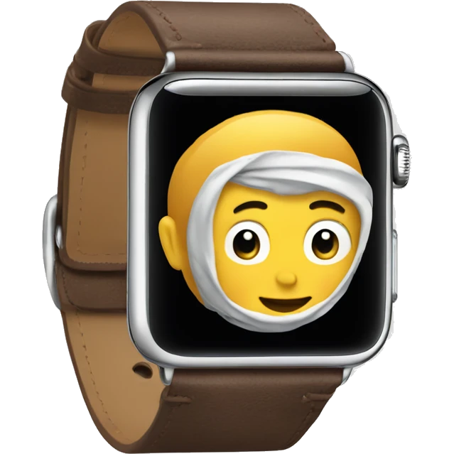 Kuikentje met Apple Watch  emoji