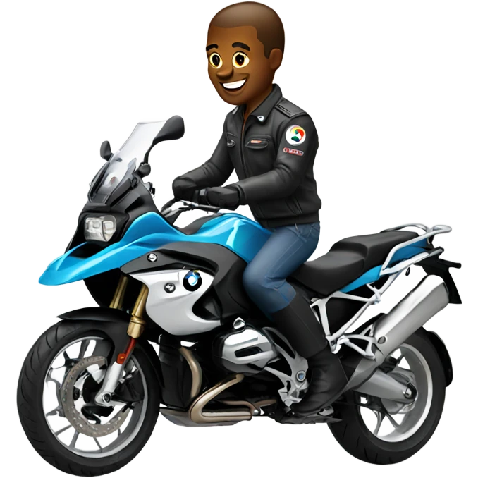 Riding my bmw emoji