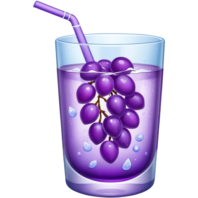 Ice grape ade emoji