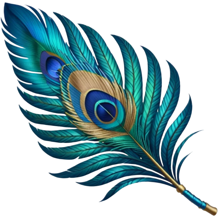 peacock feather emoji