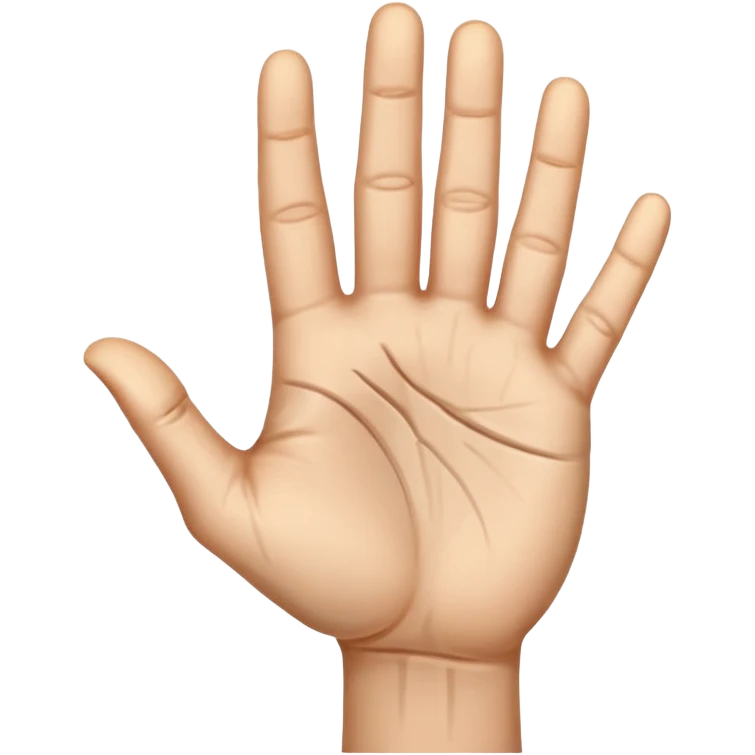 a hand saing no to something,  emoji