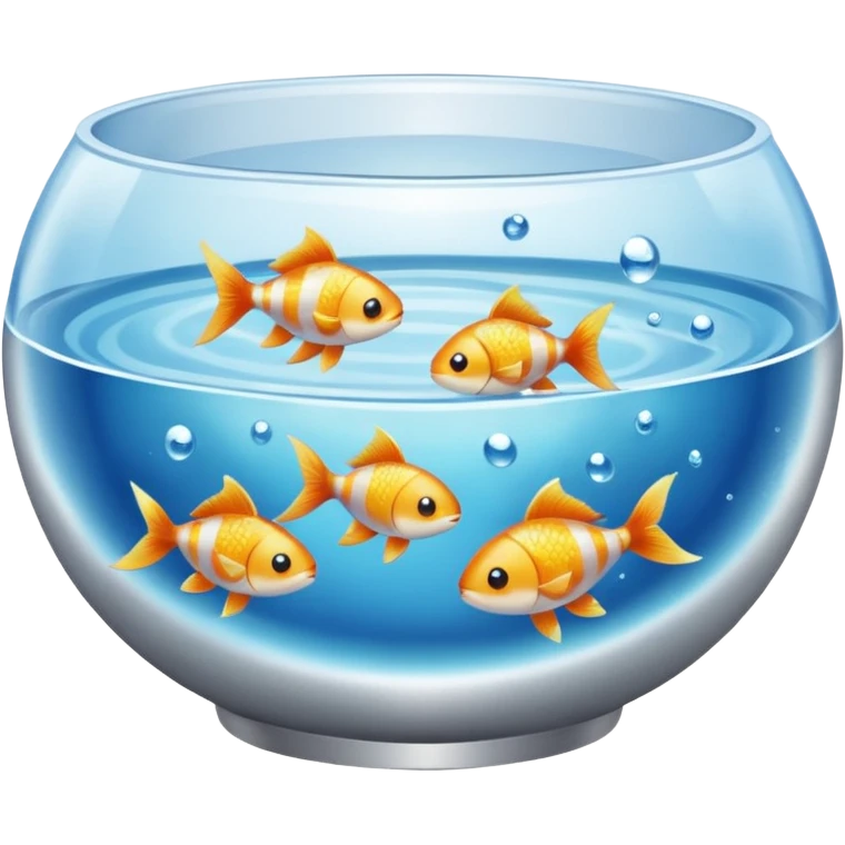 Mini fishes in a bowl for cooking  emoji