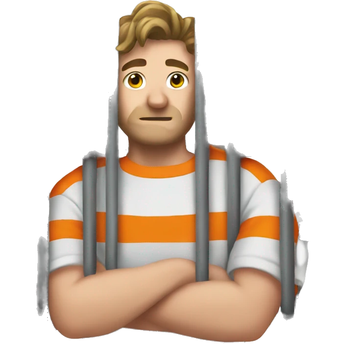 mr beast logo in jail emoji