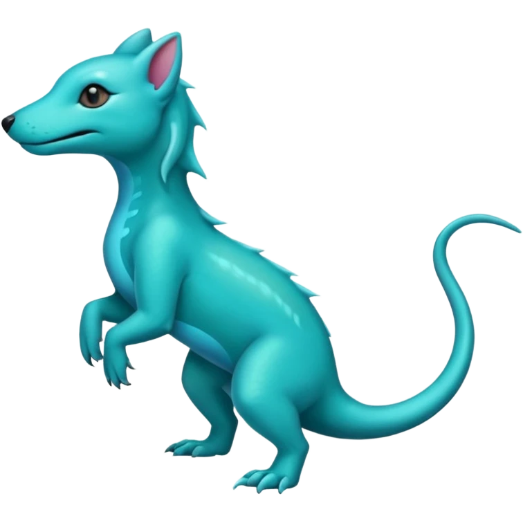 Turquoise Diaphanous Gembond Salandit-Elfin-dog emoji