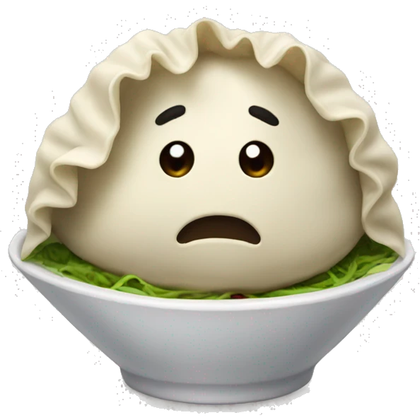 Trauma dumpling  emoji