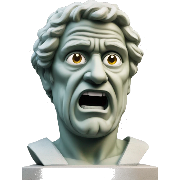 Angry italien statue emoji