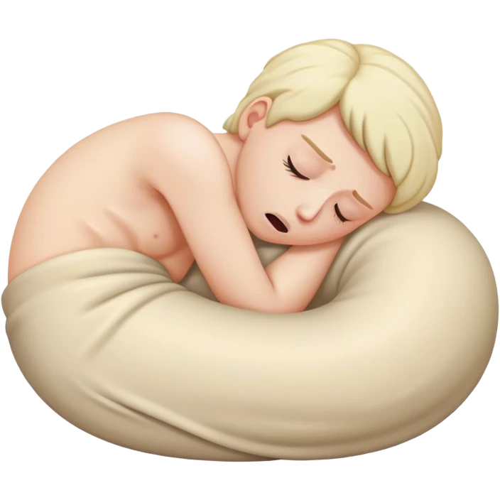 Aching stomach bug emoji