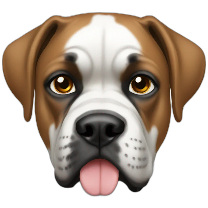 white boxer emoji
