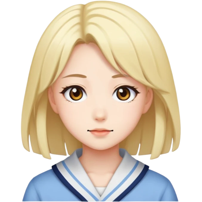 Гола аніме дівчина  emoji