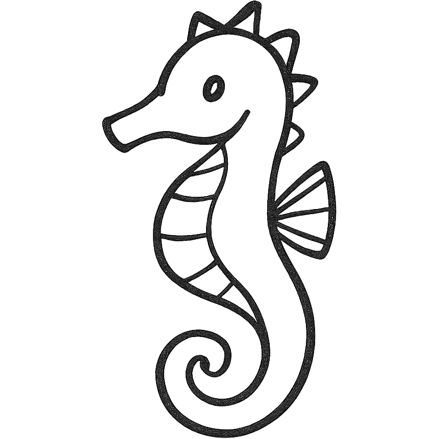 A seahorse emoji