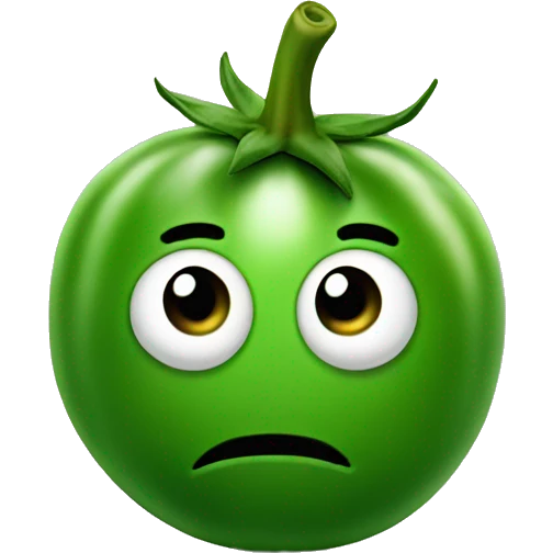 green tomatoe emoji