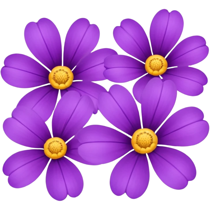 Purple flowers emoji