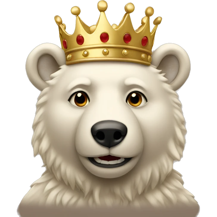 Queen bear emoji