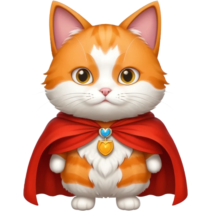 Cat hero emoji