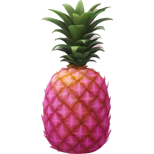 Pink pineapple  emoji