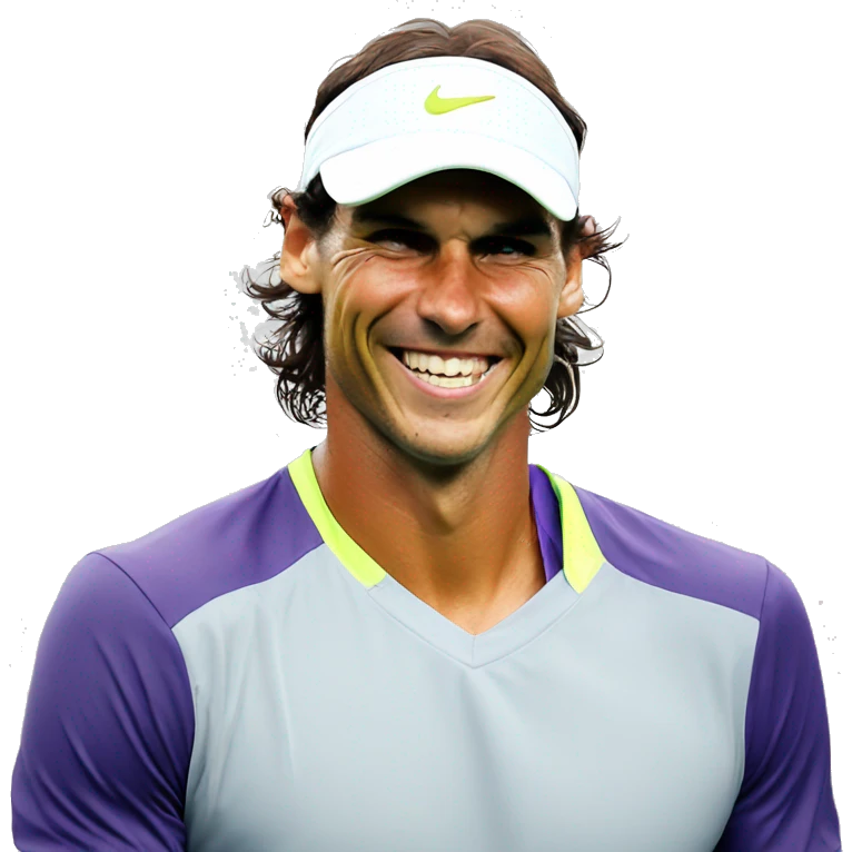 Rafa Nadal smiling emoji
