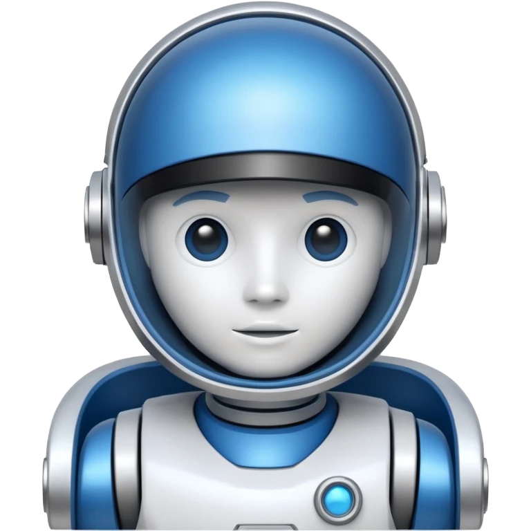 blue and white astrobot copilot emoji