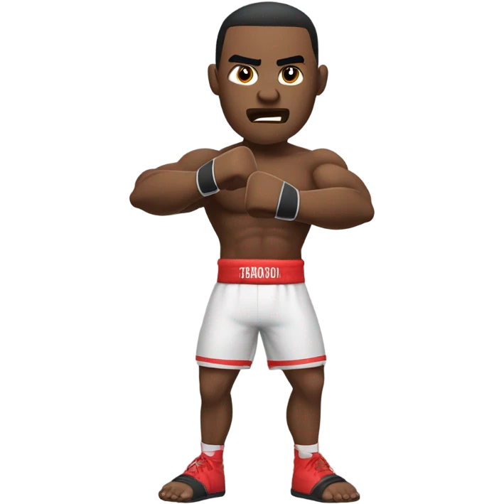 sports guy fighting emoji