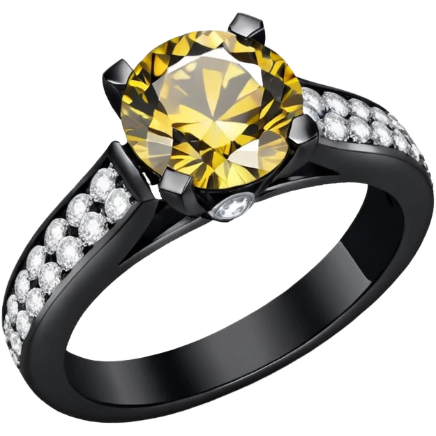 black band engagement ring emoji
