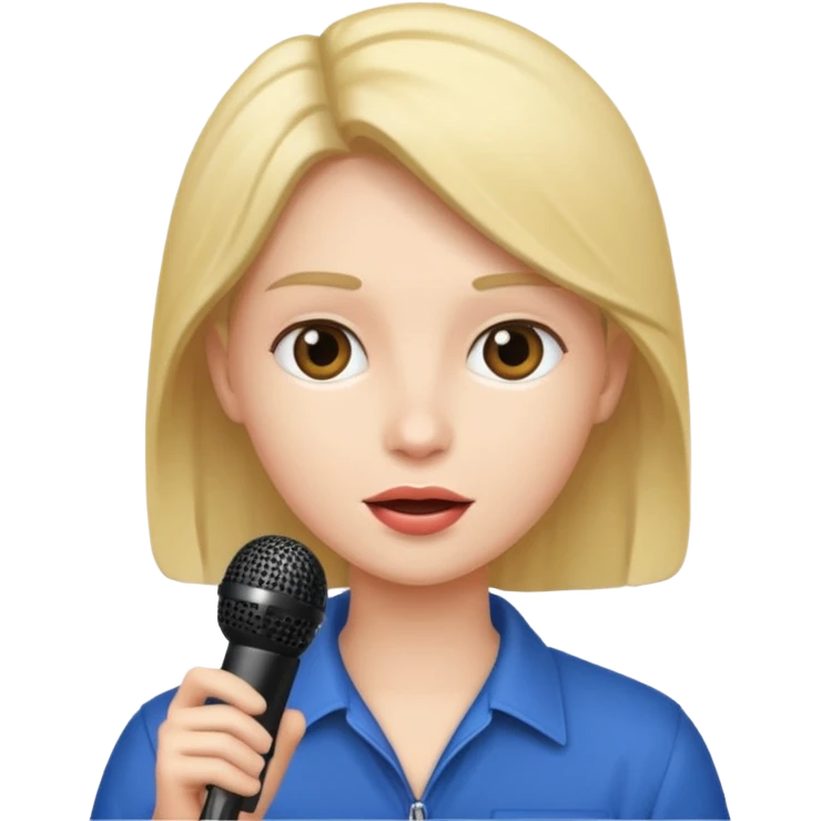 Créer un avatar qui est face à un caméra avec des micros emoji