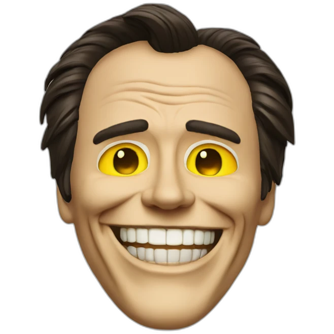 Jimmy Carrey the mask smiling emoji