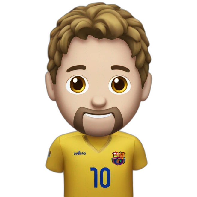 Messi Balon de oro emoji