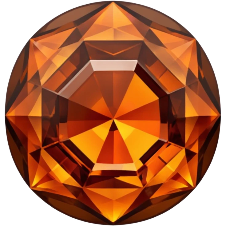 chatoyant gemstone crystal dark brown and dark orange 3d png background layers  emoji