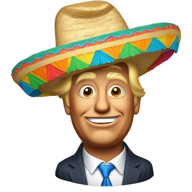 Trump sombrero emoji