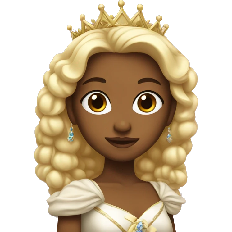 Princesa with a bow  emoji
