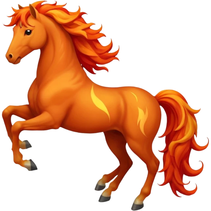 fire horse emoji