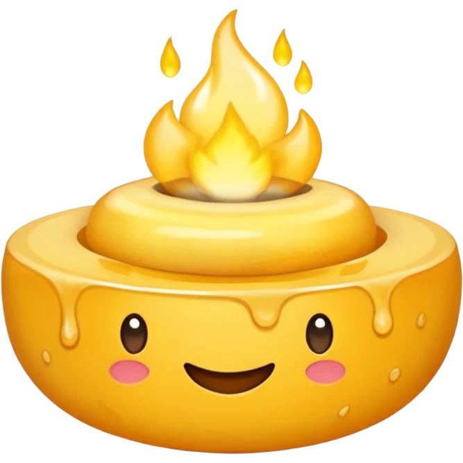 Crie emojis de uma química que produz velas emoji