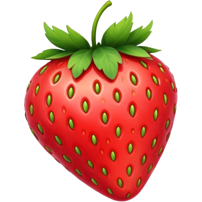Una fresa pero en boseto emoji