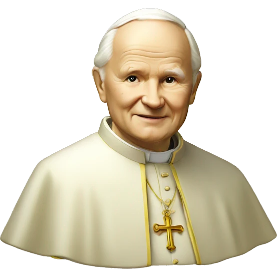 yellow John Paul Ii  emoji