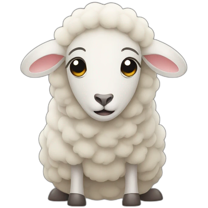 Sheep in sujud crying emoji